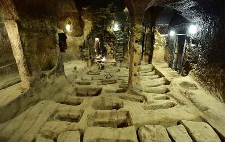 Saratlı Kırkgöz Yeraltı Şehri