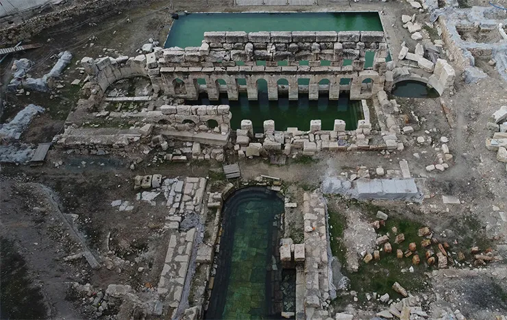 Kral Kızı Hamamı Basilica Therma (Sarıkaya Roma Hamamı)
