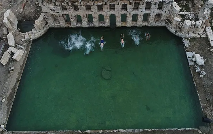 Kral Kızı Hamamı Basilica Therma (Sarıkaya Roma Hamamı)